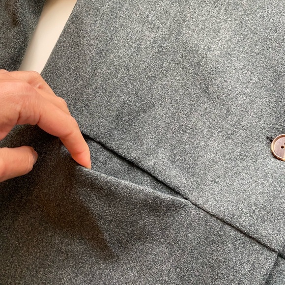 NWT Old Navy Long Women's Green Gray Coat Size Small Tall - Picture 9 of 10